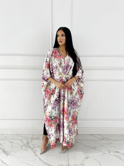 RBY-125-Readymade - Silk Kaftan 2025 - Memsaab Online