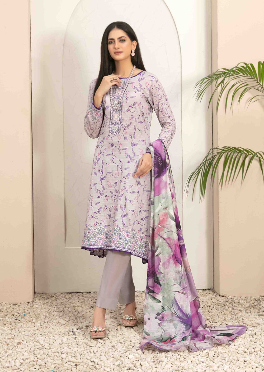 DU-3590 - Unstitched - Tiyani Vol 1 by Tawakkal 2024 - Memsaab Online