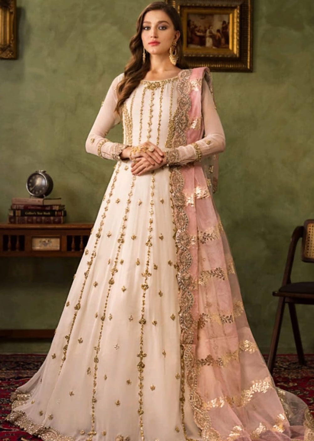 AR-91 Readymade Aroosh Noor-e-Nazar Luxury Formal - Memsaab Online