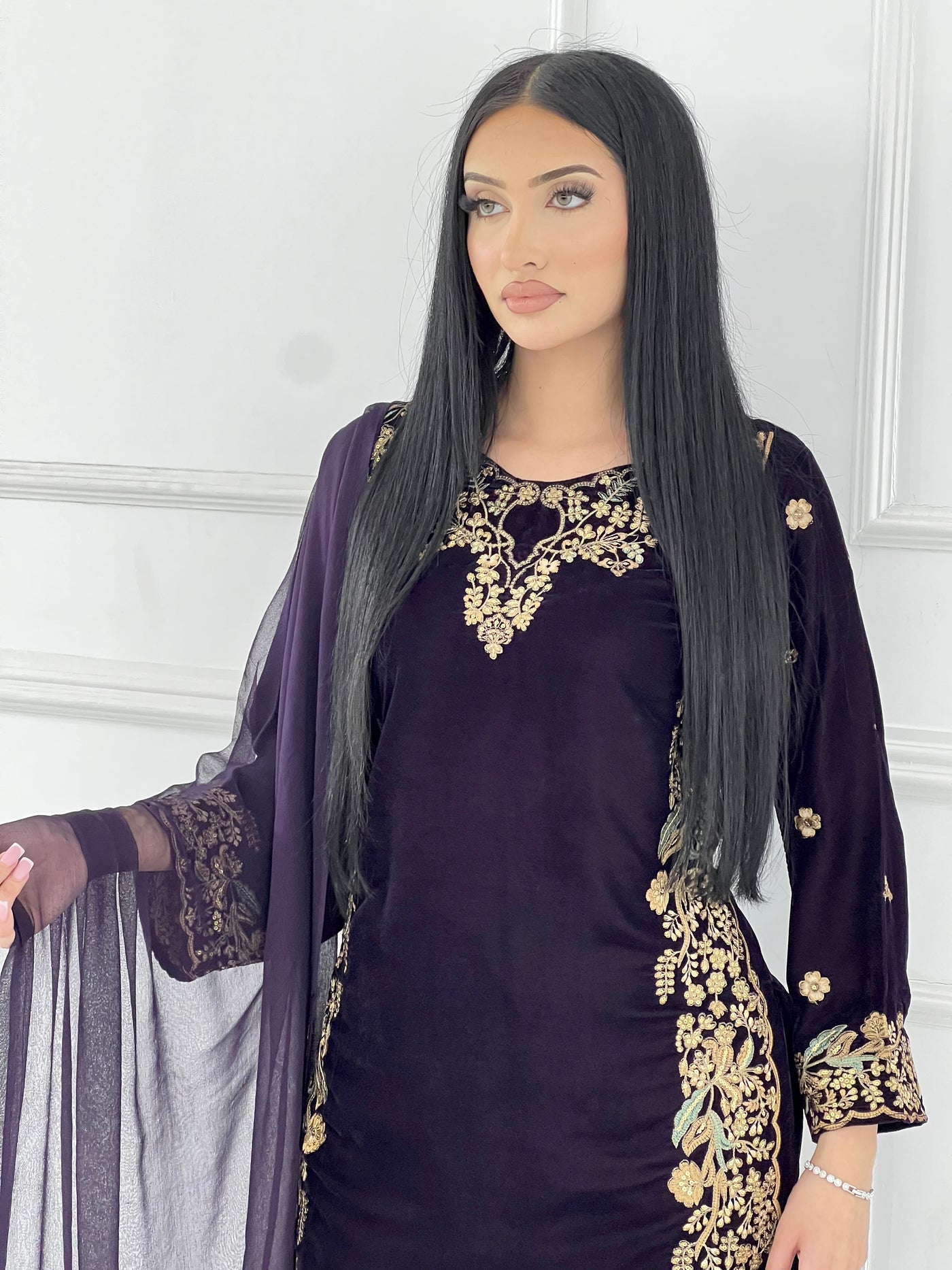 BPH-205 - Readymade Velvet Suit - Memsaab Online