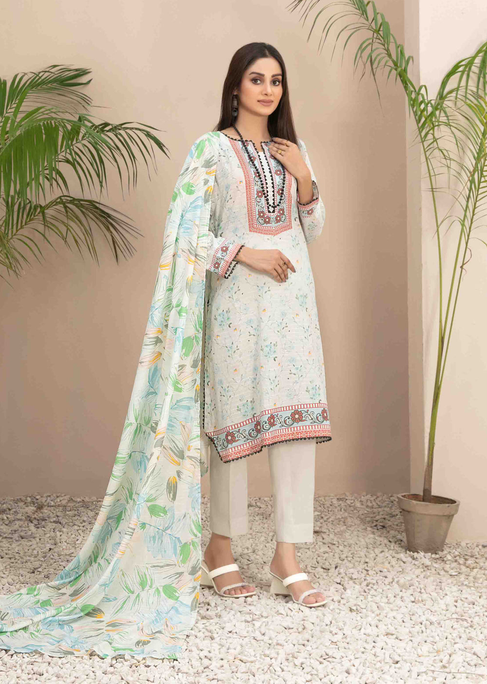 DU-3593 - Unstitched - Tiyani Vol 1 by Tawakkal 2024 - Memsaab Online