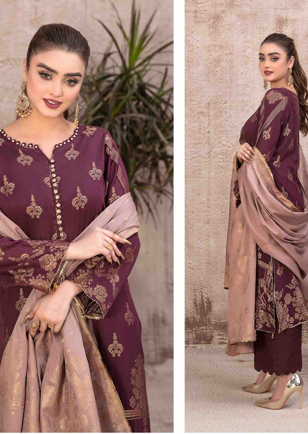 D-9486 - Unstitched - Arisa Embroidered Lawn by Tawakkal 2024 - Memsaab Online