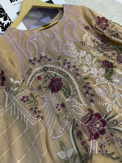 D-9992 - Readymade - Ramsha Chiffon Outfit - Memsaab Online