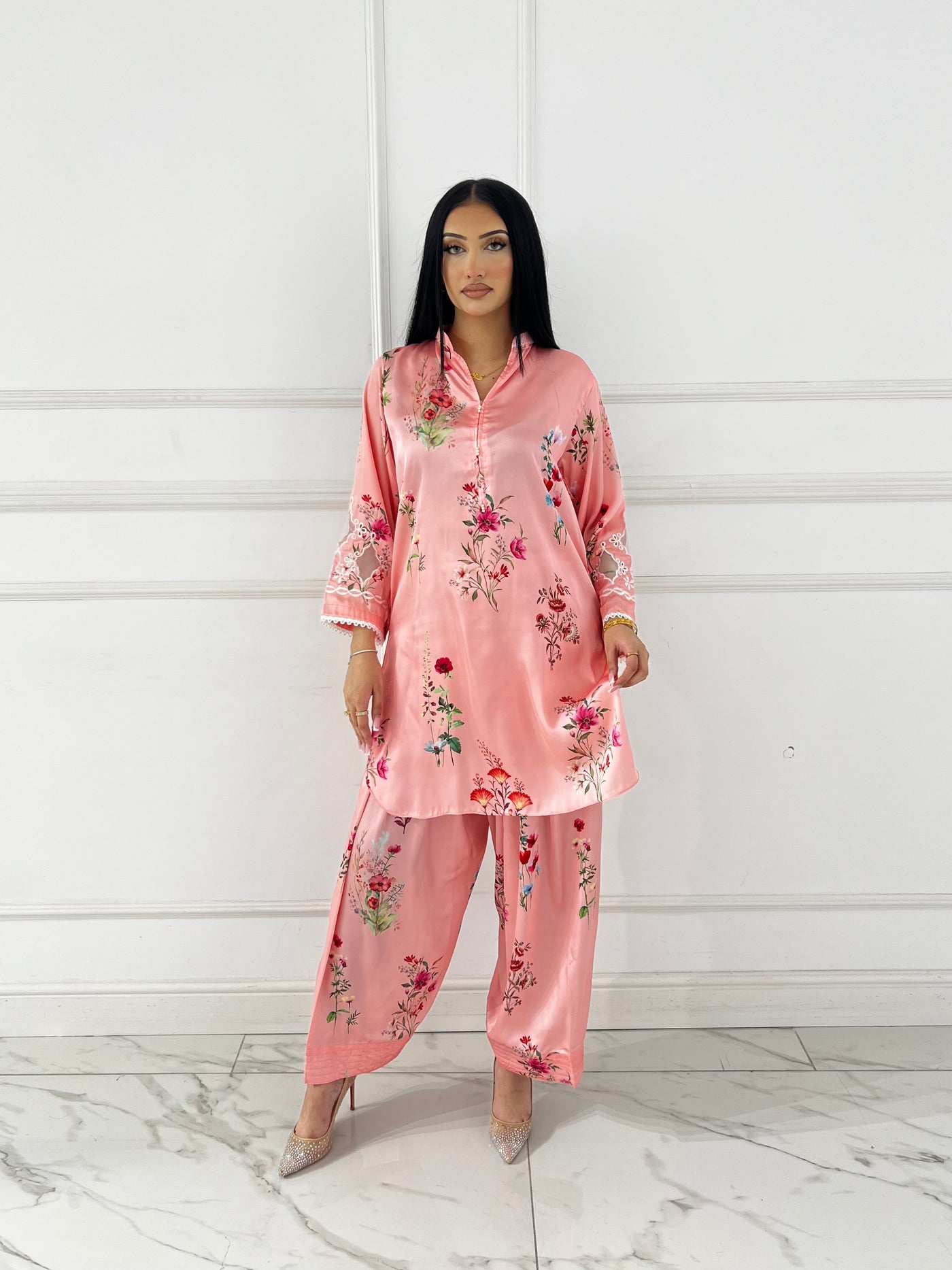 RBY-123-Readymade - Silk Suit 2025 - Memsaab Online