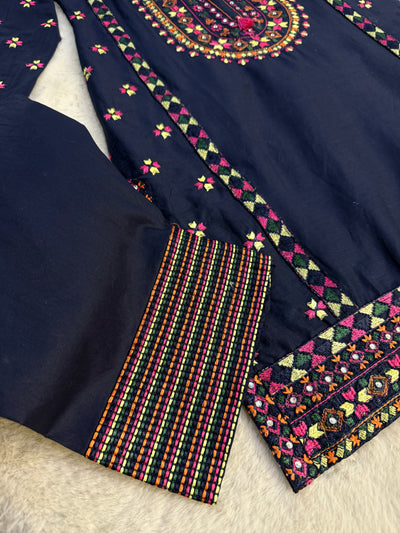 HK321 - Readymade Cotton Outfit 2025 - Memsaab Online