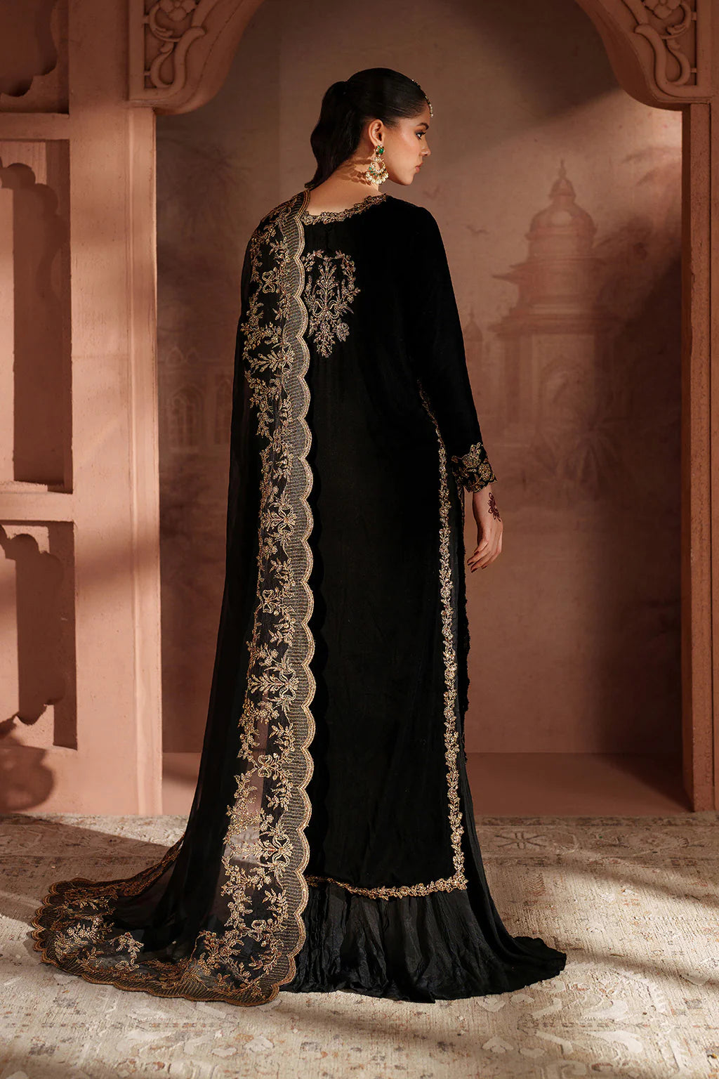 IV-62 Readymade Iznik Embroidered Velvet Edition 2025 - Memsaab Online