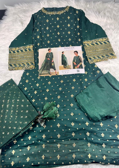 UF-395 - Readymade Jazmin Baroque Suit - Memsaab Online