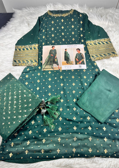 UF-395 - Readymade Jazmin Baroque Suit - Memsaab Online