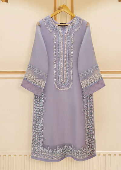 S109296 - Readymade -Pure Organza Embroidered Suit by Agha Noor 2024 - Memsaab Online