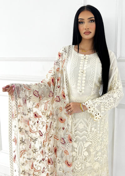 PS0817 Readymade Chiffon Suit - Memsaab Online