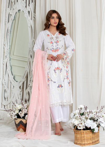 HSS-231 - Readymade Heeras linen Suit - Memsaab Online