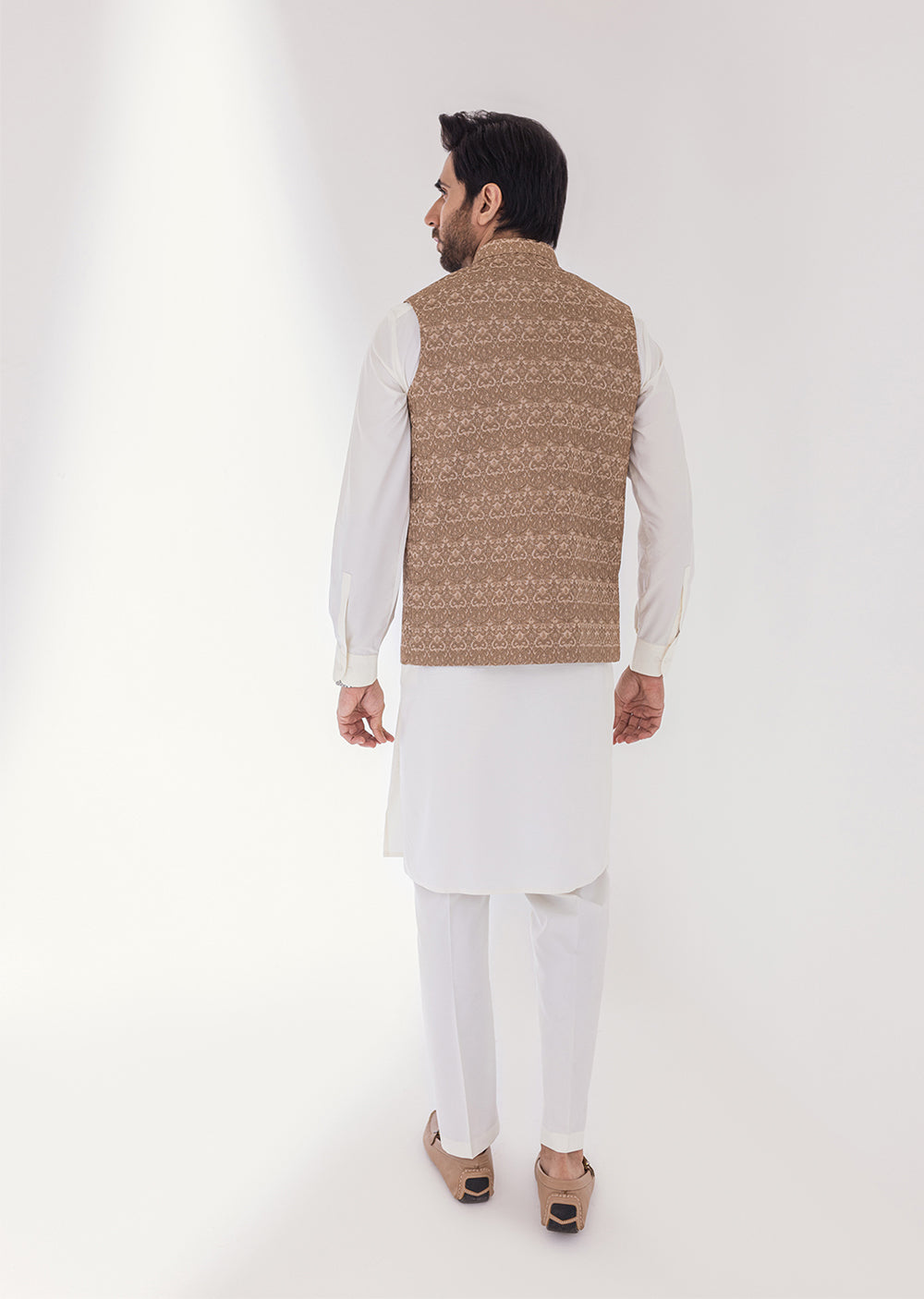 W-1999 - GOLD - Mens Maysori Waist Coat 2024 - Memsaab Online