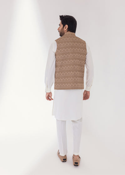 W-1999 - GOLD - Mens Maysori Waist Coat 2024 - Memsaab Online