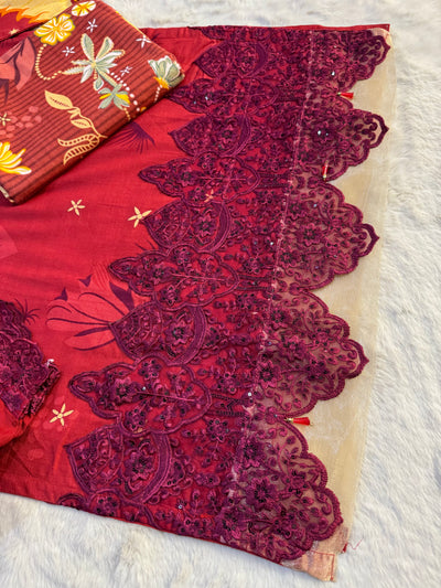 SN28 - Readymade - 3 Piece Dhanak Winter Outfit