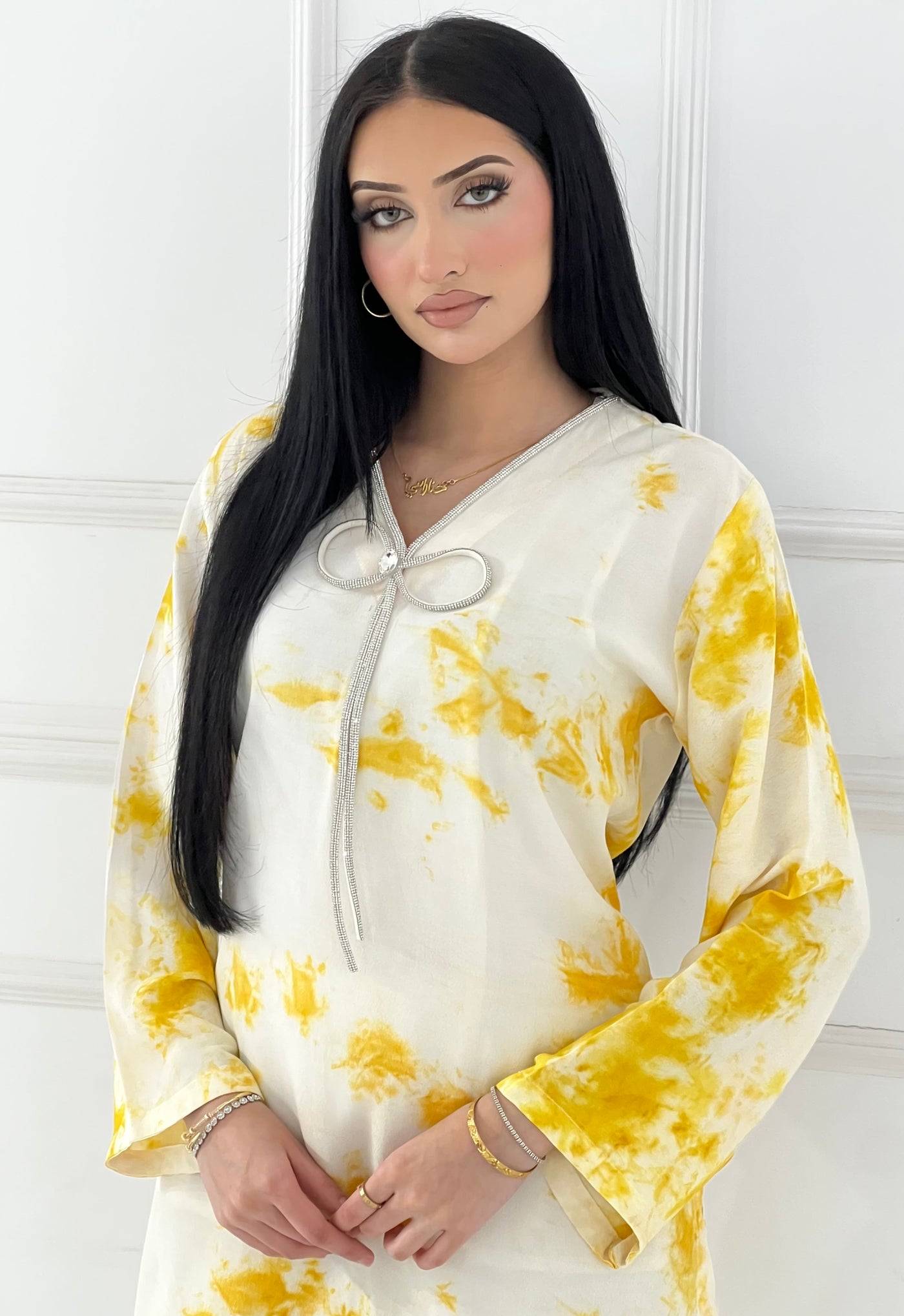 RBY-137- Tye & Dye Crepe 2 Piece Co-ord - Memsaab Online