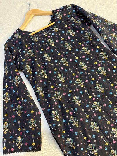 SLMN-16 Readymade Khaddar Co-ord - Memsaab Online