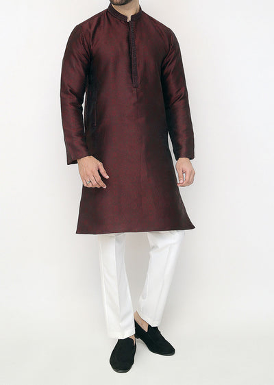 KRT-09 - Readymade - Mens Kurta Trouser Set - Memsaab Online