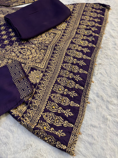 SN36 - Readymade - 3 Piece Viscose Fancy Outfit