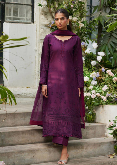GC-09 - Amora - Ready Made Gulaal Chikankaari Lawn Collection 2025 - Memsaab Online