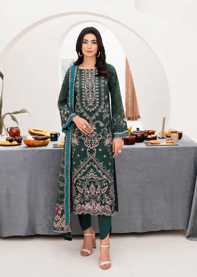 Z-1109 - Unstitched - Ramsha Mashaal Luxury Lawn Vol 11 2024 - Memsaab Online