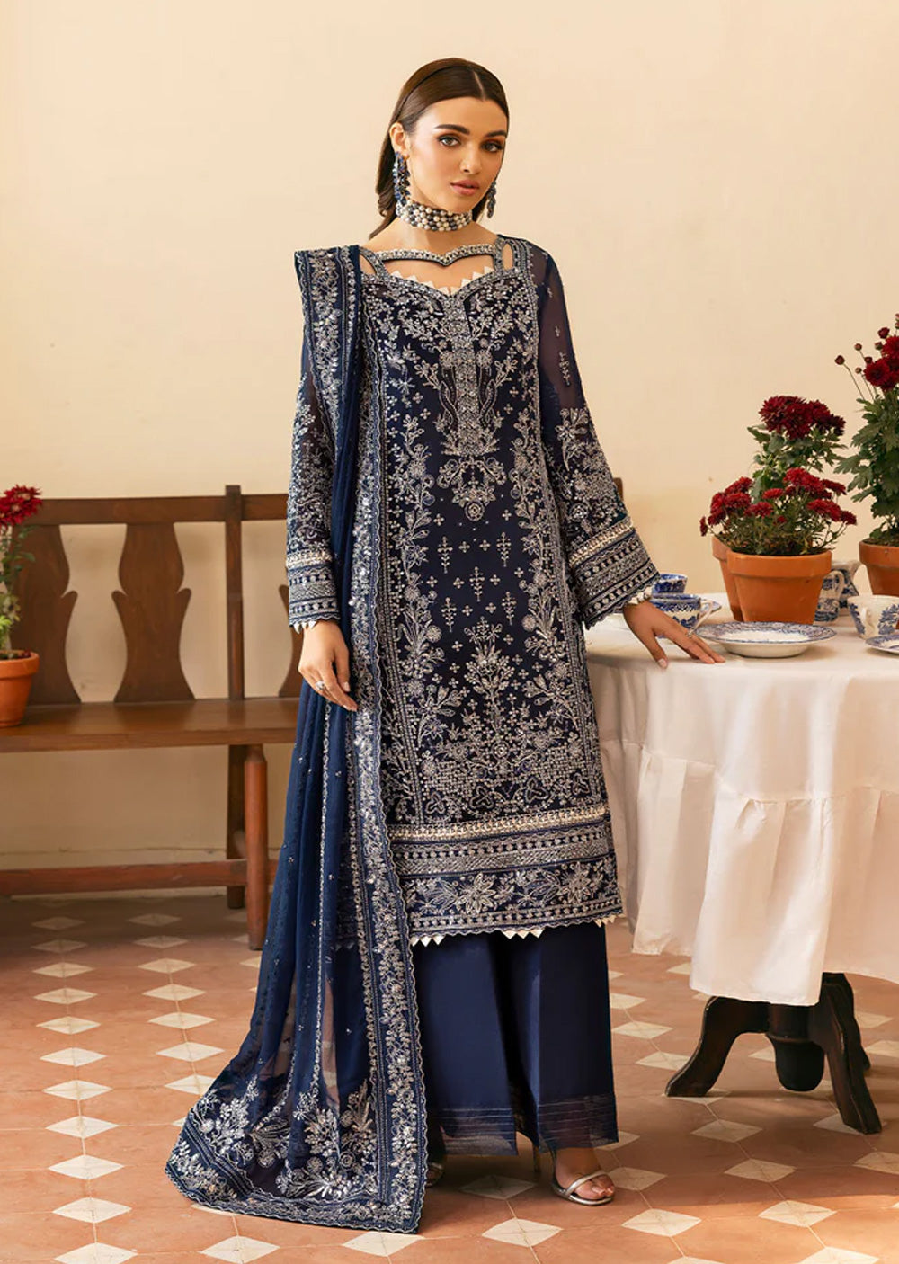 GLCT-09 - Arista - Gulaal Reverie Embroidered Chiffon Collection 2025 - Memsaab Online