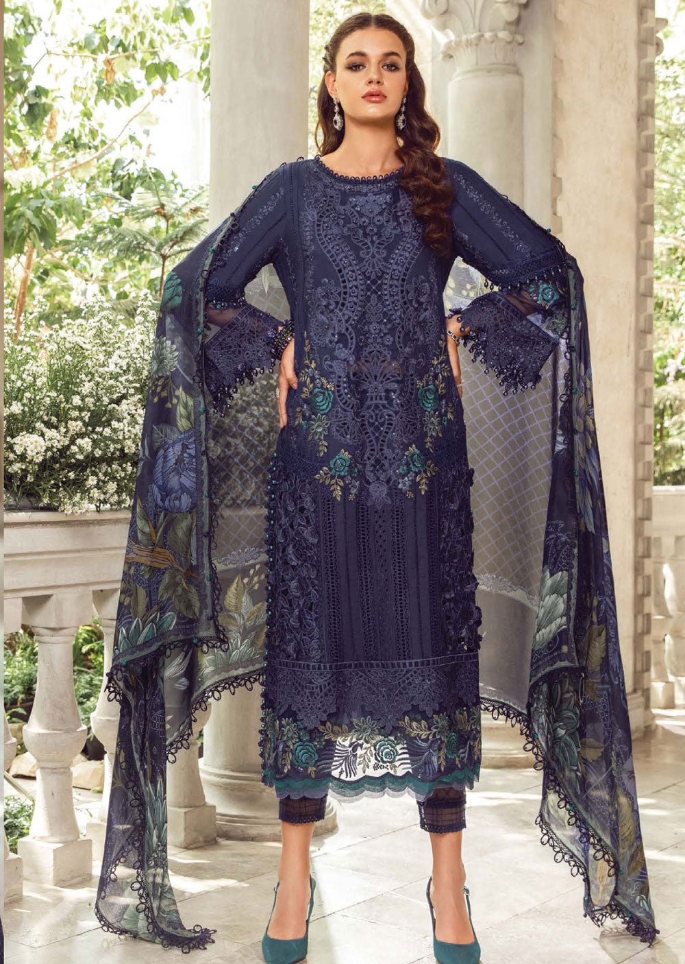 MBTR-09 - Readymade - Maria B Lawn Eid Collection 2024 - Memsaab Online