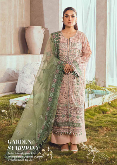 MM-09-R - Readymade - Mahiymaan Luxury Lawn Eid Collection 2023 - Memsaab Online