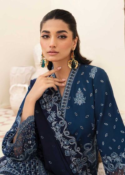 ACL-09-R - Azure - Readymade - Chickenkari Lawn Collection by Afrozeh 2023 - Memsaab Online