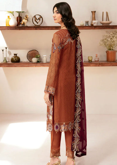 D-1209 - Unstitched - Rangoon by Ramsha Chiffon Collection Vol 12 2024 - Memsaab Online