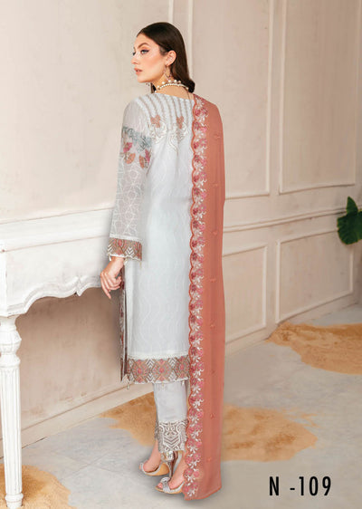 NYB-09-R - Readymade - Nayab Chiffon Collection Vol 1 - Memsaab Online