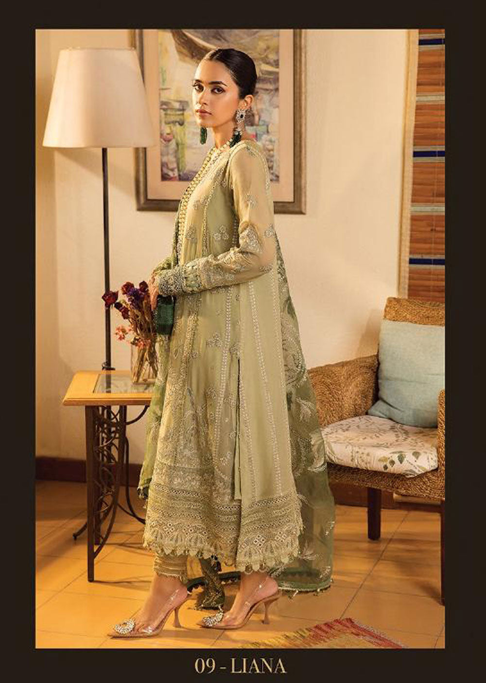 Liana - Unstitched - Lamode Collection by Xenia Formals 2023 - Memsaab Online