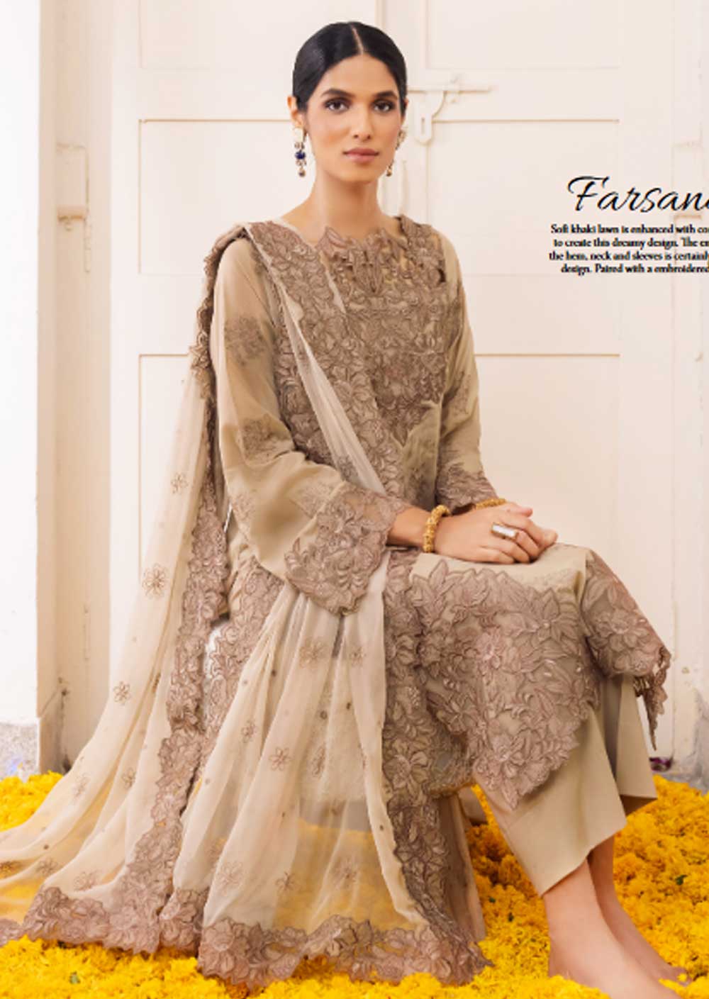 IZU-09 - Unstitched - Aashiaan Festive Lawn Collection by Iznik 2023 - Memsaab Online