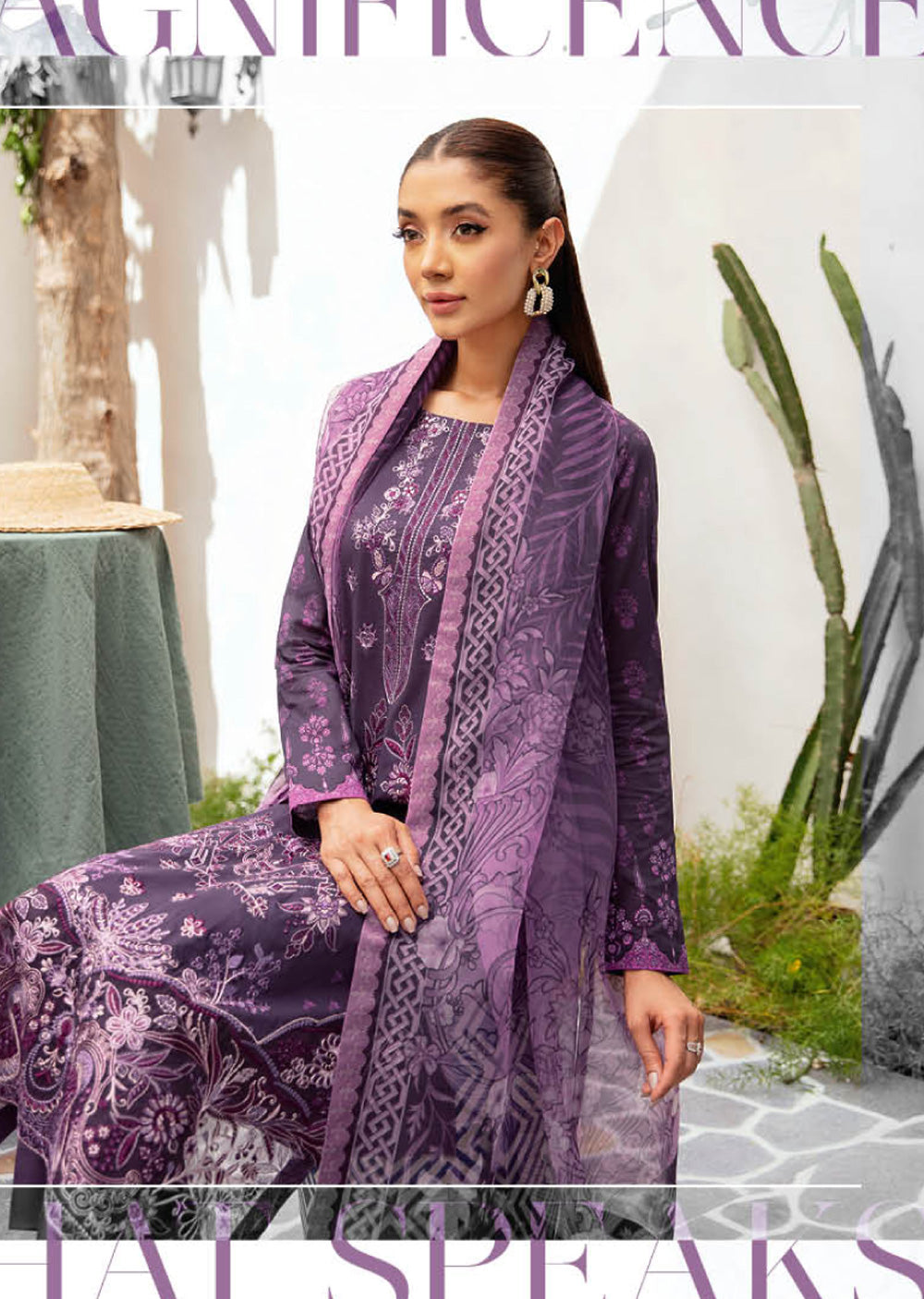 RMSHD-09 - Unstitched - Ramsha Mashaal Lawn Vol 12 - Memsaab Online