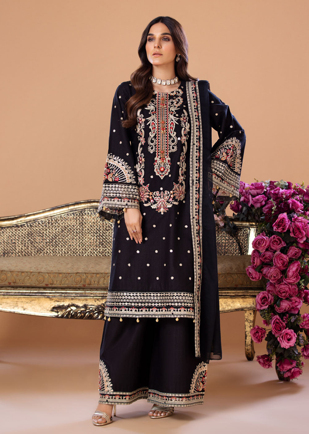 HSS-129 - Readymade Heeras Suit - Memsaab Online