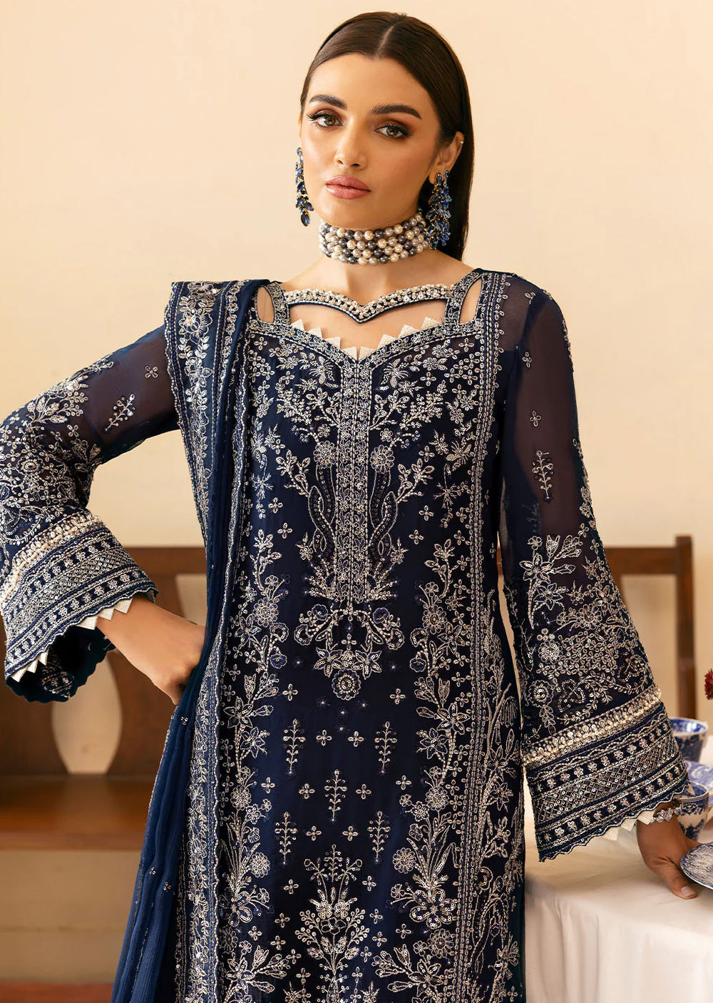 GLCT-09 - Arista - Gulaal Reverie Embroidered Chiffon Collection 2025 - Memsaab Online