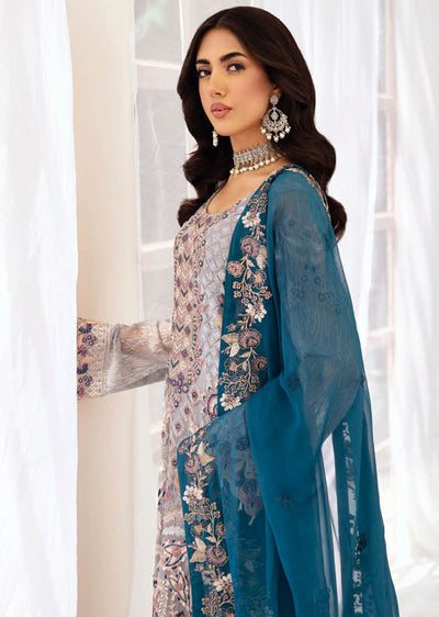 F-2609-R - Readymade - Ramsha Chiffon Collection Vol 26 2024 - Memsaab Online