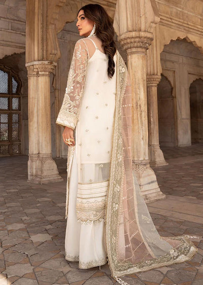 Aafaq - Meeral Readymade Organza Suit - Memsaab Online