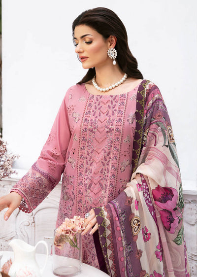 Z-909 - Unstitched - Ramsha Andaaz Luxury Lawn Vol 9 2024 - Memsaab Online