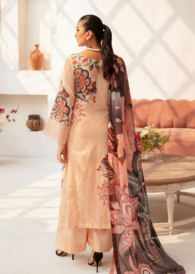 N-710 - Unstitched - Rangrez by Ramsha Luxury Lawn Vol 07 - Memsaab Online