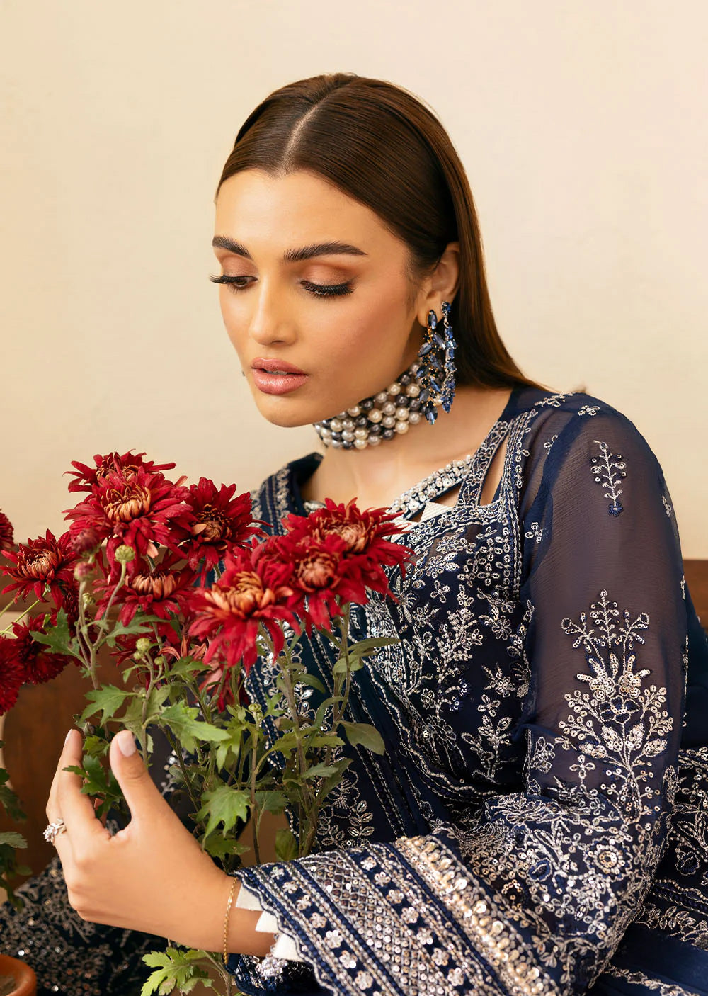 GLCT-09 - Arista - Gulaal Reverie Embroidered Chiffon Collection 2025 - Memsaab Online