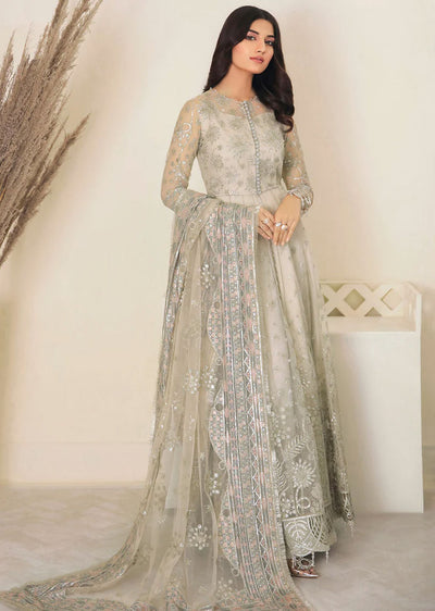 UN-4001 - Moonshine - Readymade - Baroque Embroidered Suit 2024 - Memsaab Online