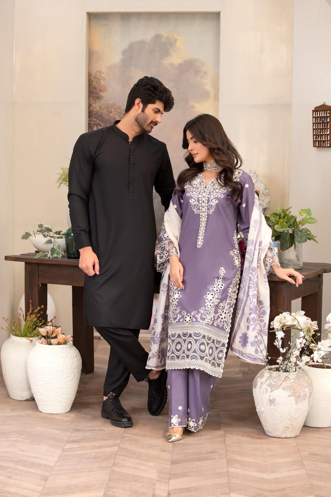 HRM-02 - Readymade Memsaab Formal Cotton Suit - Memsaab Online