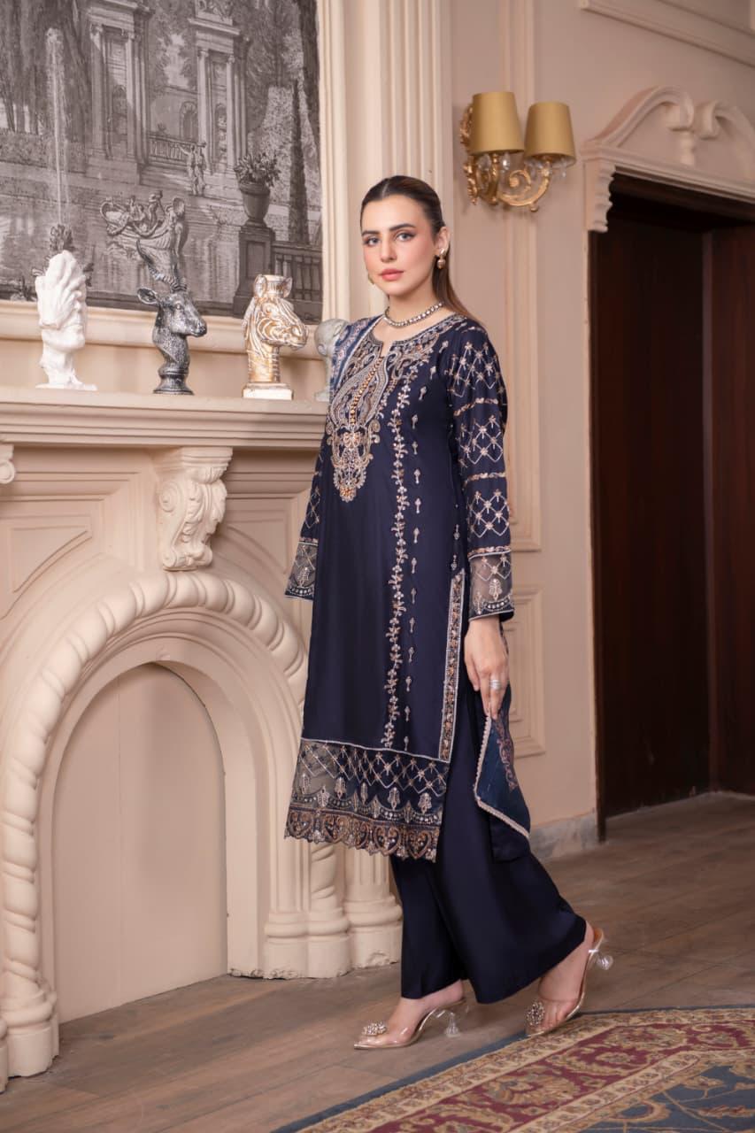 HRM22 - Readymade Memsaab Formal VISCOSE Suit 2025 - Memsaab Online