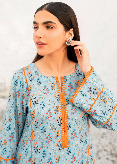 MARINA- Readymade 3 Piece Cotton Suit - Memsaab Online