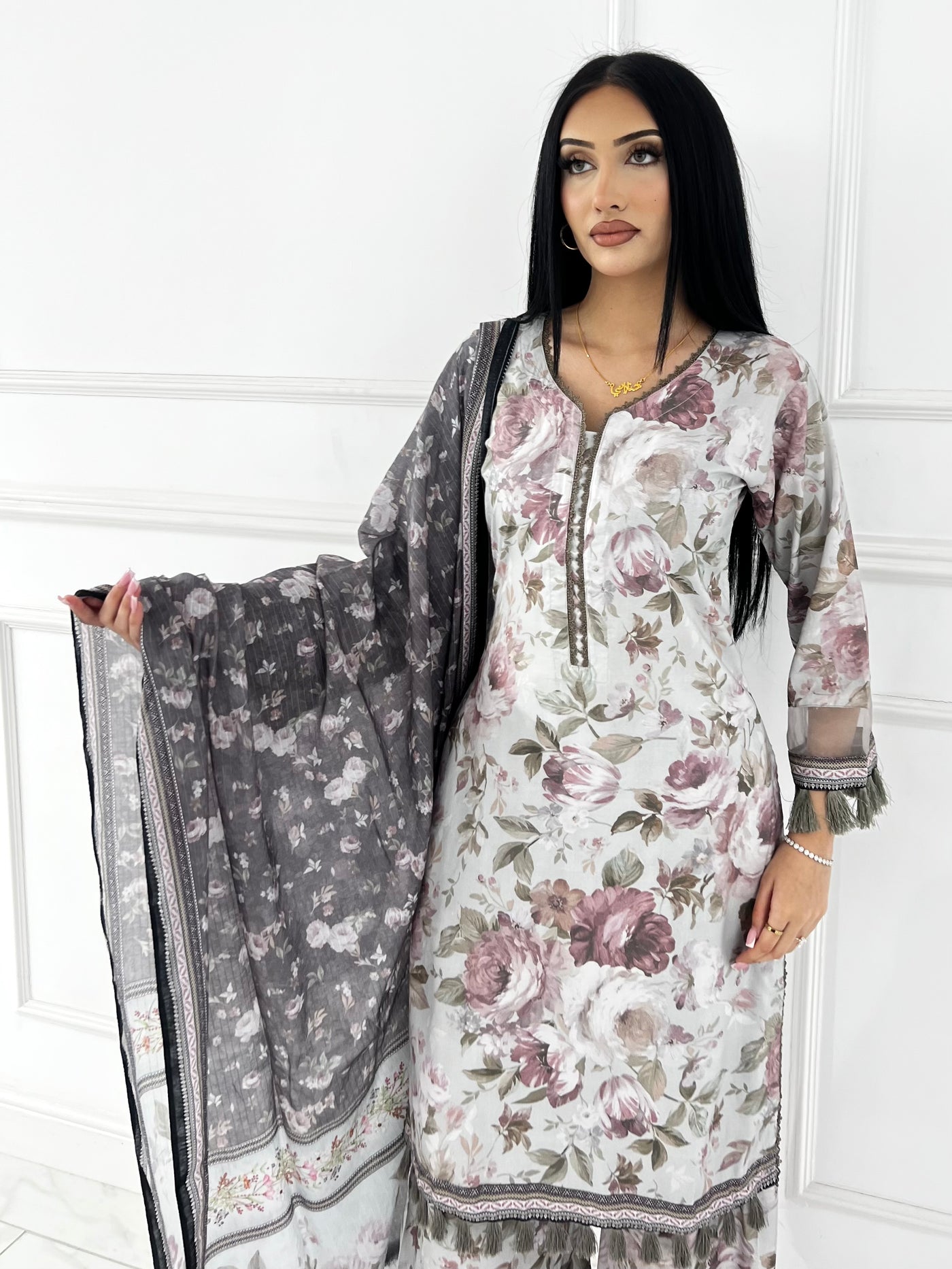 BUT-130- Readymade linen Printed suit 2025 - Memsaab Online