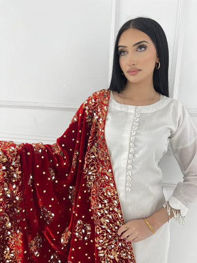 RBY-133- New Luxury Velvet Shawl 2025