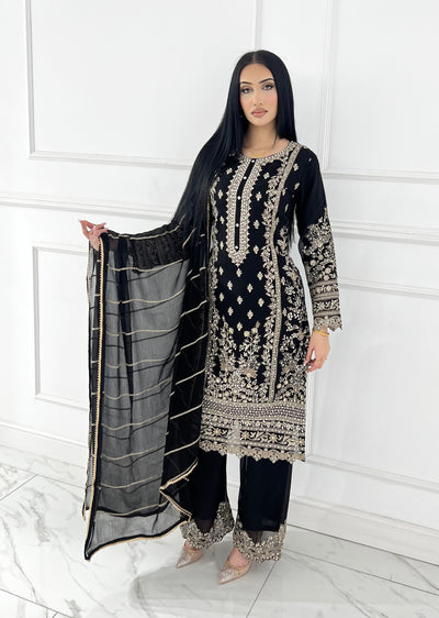 Shaz1903 - Readymade Chiffon Suit - Memsaab Online