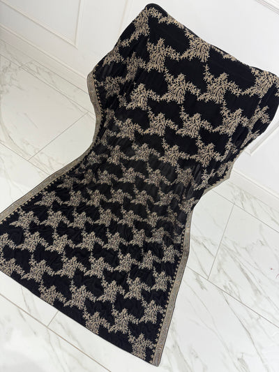 SMV102 Embroidered Velvet Shawl