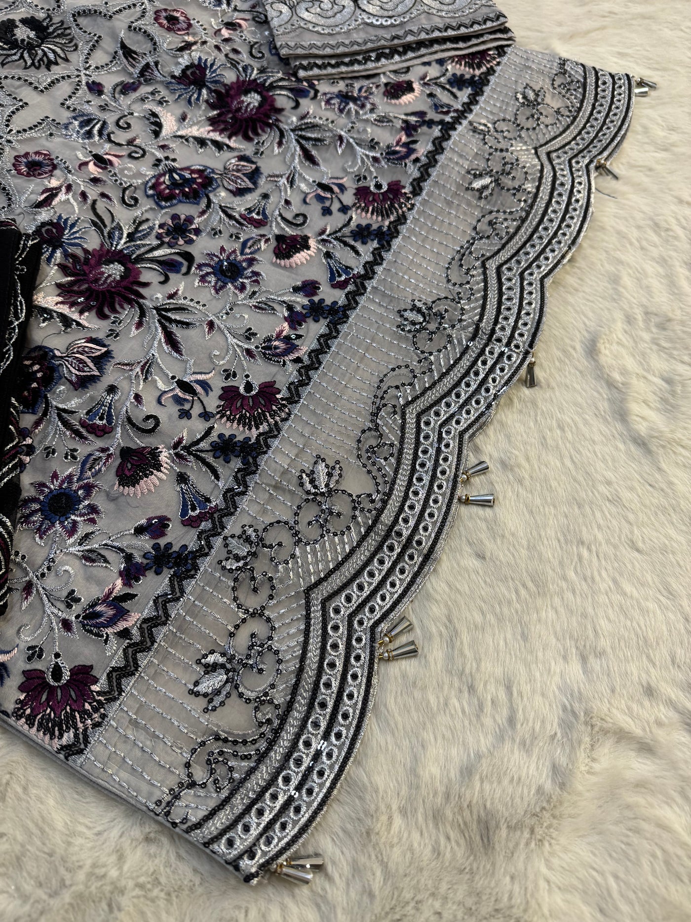 D-9991 - Readymade - Ramsha Chiffon Outfit - Memsaab Online