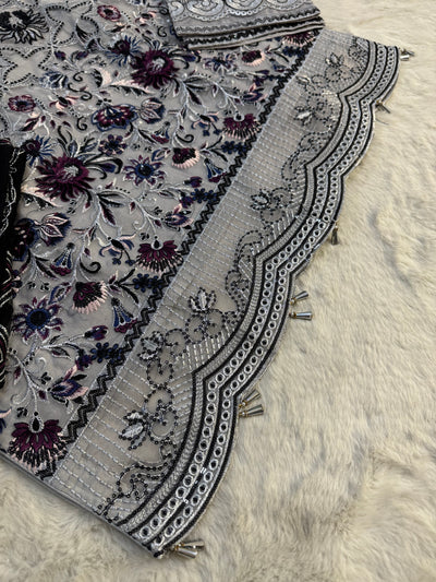 D-9991 - Readymade - Ramsha Chiffon Outfit - Memsaab Online